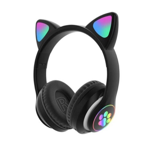 Crne bluetooth slusice Macje usi - Crne bluetooth slusice Macje usi