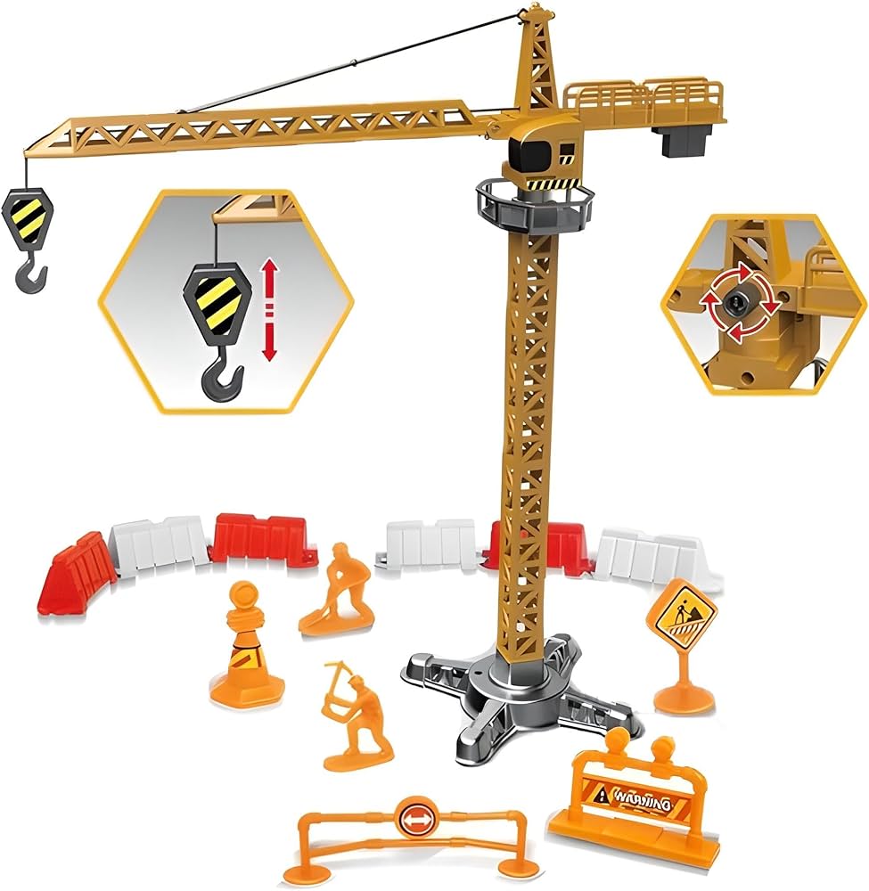 Kran Dizalica Igračka Set za Gradilište - Image 8