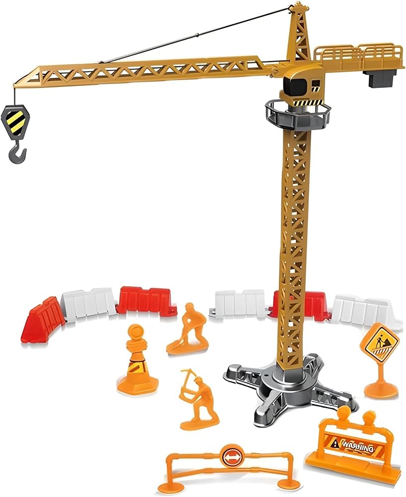 Kran Dizalica Igračka Set za Gradilište - Image 6