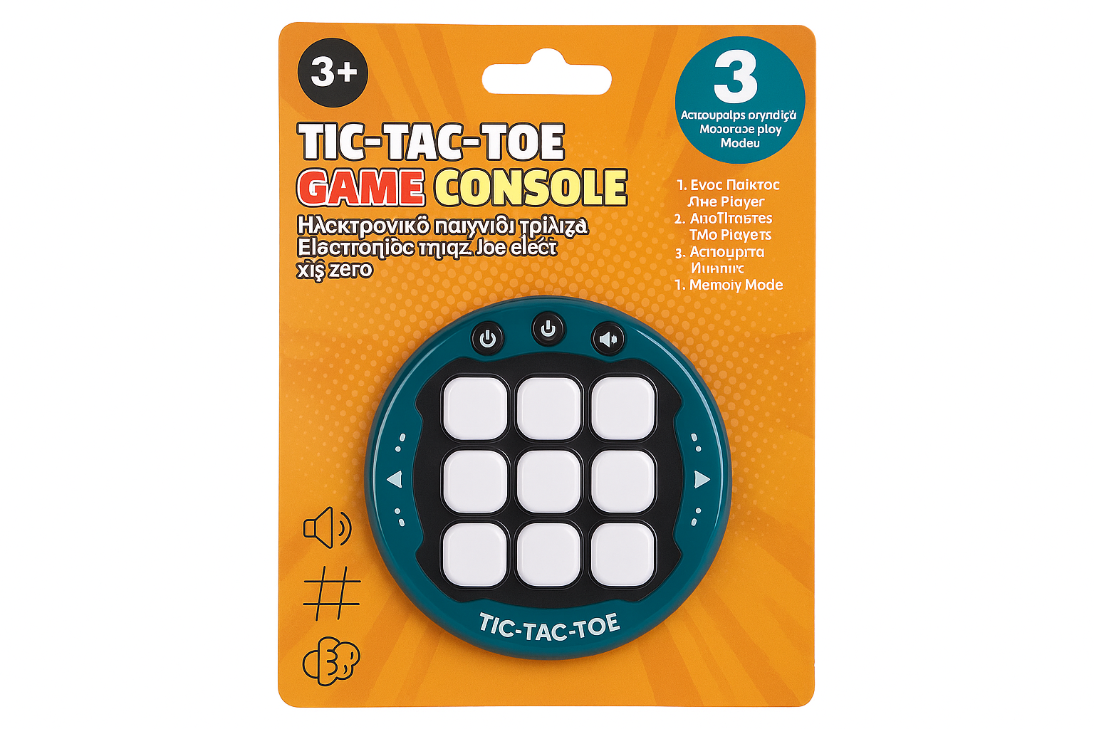 Elektronska igra Iks Oks - Tic Tac Toe konzola - Image 2