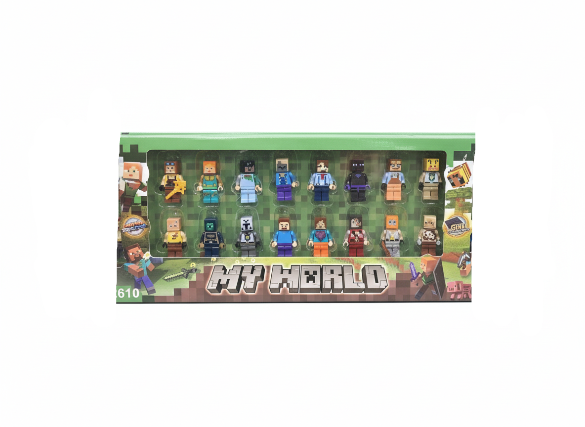Set Figurica MY WORLD 24 komada - Blok Igracke za Decu - Image 3