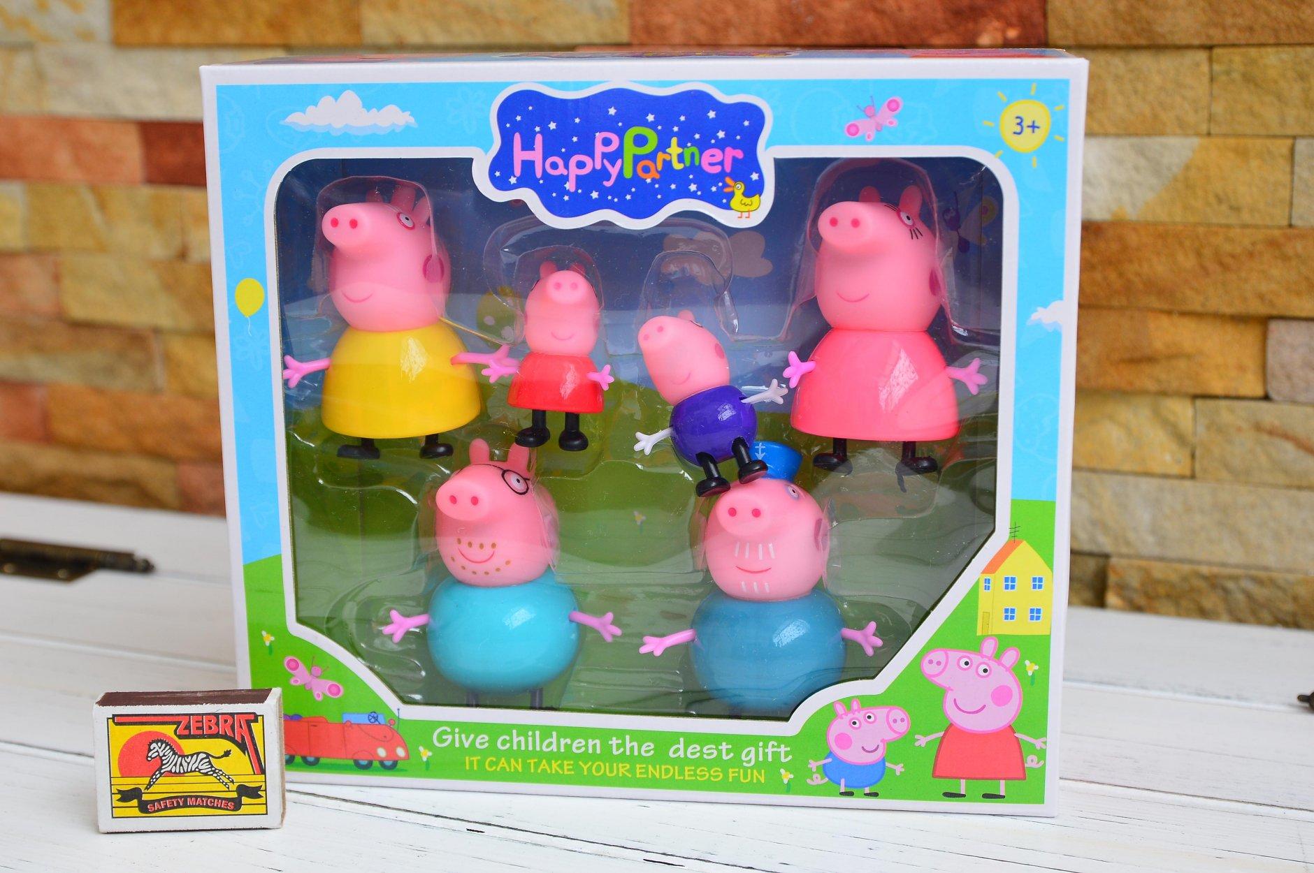 Pepa prase set od 6 figura - Pepa prase set od 6 figura