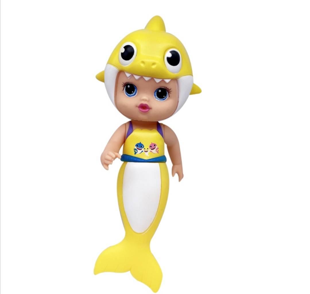 Baby shark gumena muzička lutka žuta – Baby shark gumena muzička lutka žuta - Image 2