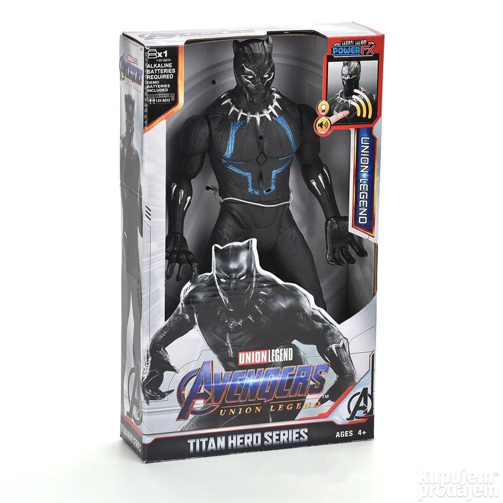 Black Panter Velika Avengers Muzicka igračka 30cm – Black Panter Velika Avengers Muzicka igračka 30cm