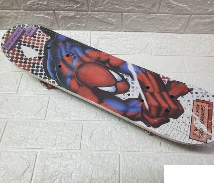 Drveni skejt za decu / skate board – spiderman 60cm