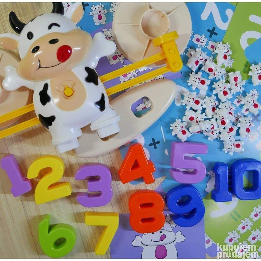 Matematicka edukativna igračka vaga Slatka Kravica – Matematicka edukativna igračka vaga Slatka Kravica - Image 4