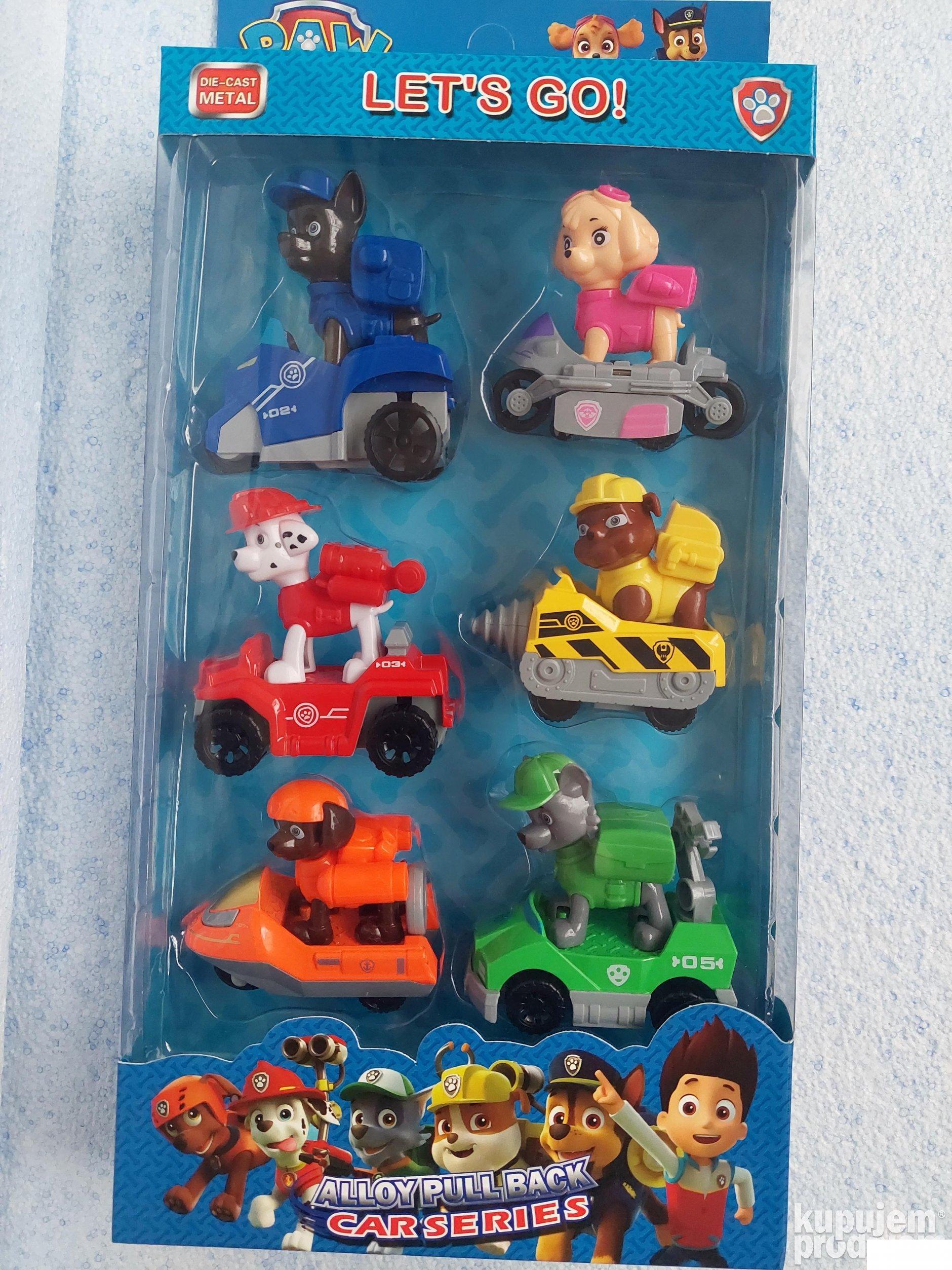 Patrolne Sape set 6 figura sa vozilima Paw Patrol – Patrolne Sape set 6 figura sa vozilima Paw Patrol