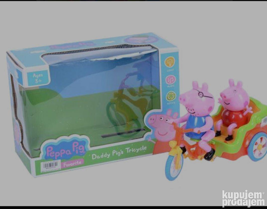 Tata prase i Peppa prase na triciklu muzicka igračka – Tata prase i Peppa prase na triciklu muzicka igračka - Image 2
