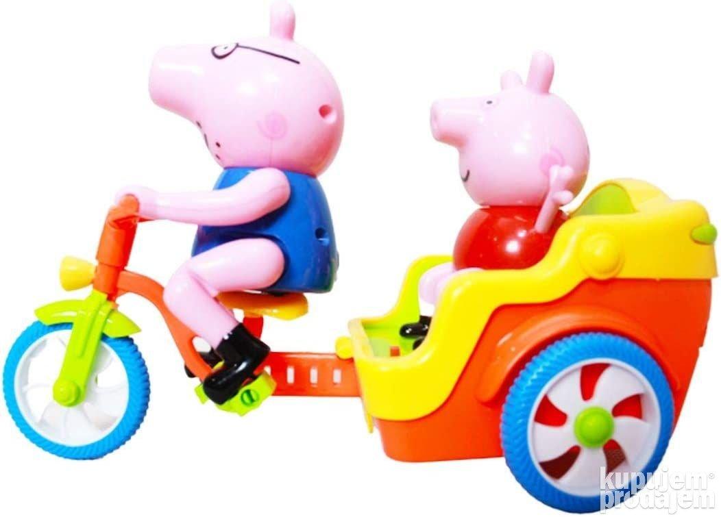 Tata prase i Peppa prase na triciklu muzicka igračka – Tata prase i Peppa prase na triciklu muzicka igračka - Image 3