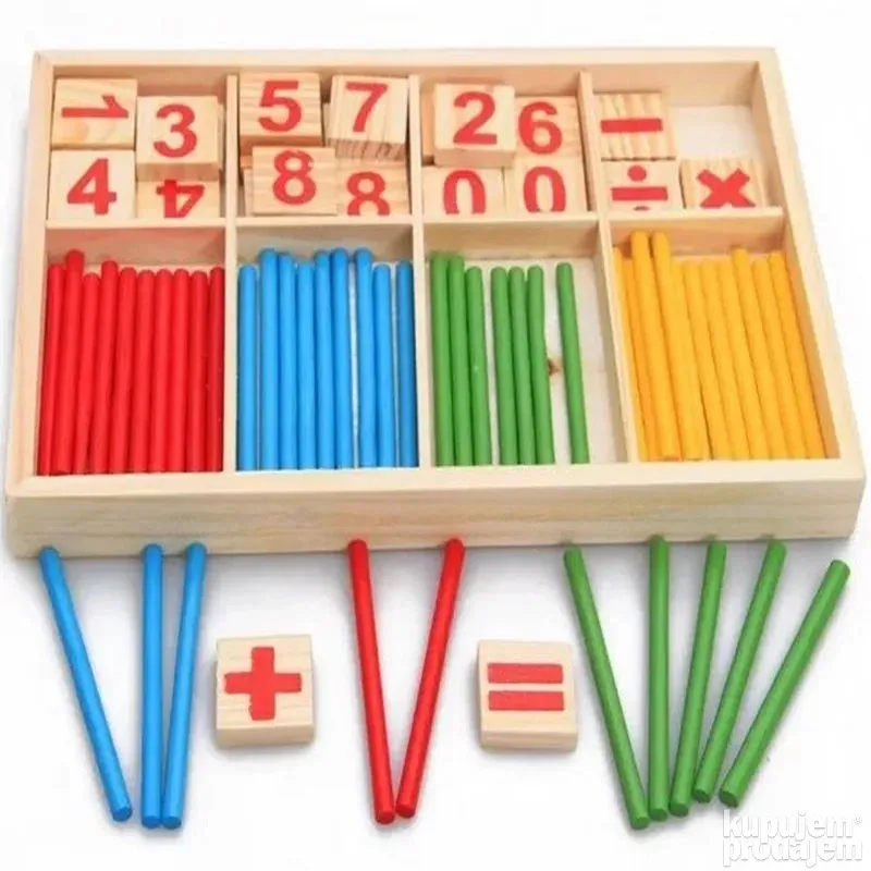 Edukativna drvena igračka štapići i brojevi – Edukativna drvena igračka štapići i brojevi - Image 5