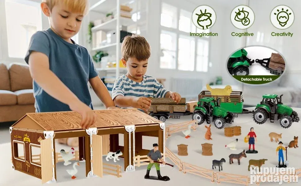 Farma za decu Set životinja Farma igračka - Image 2