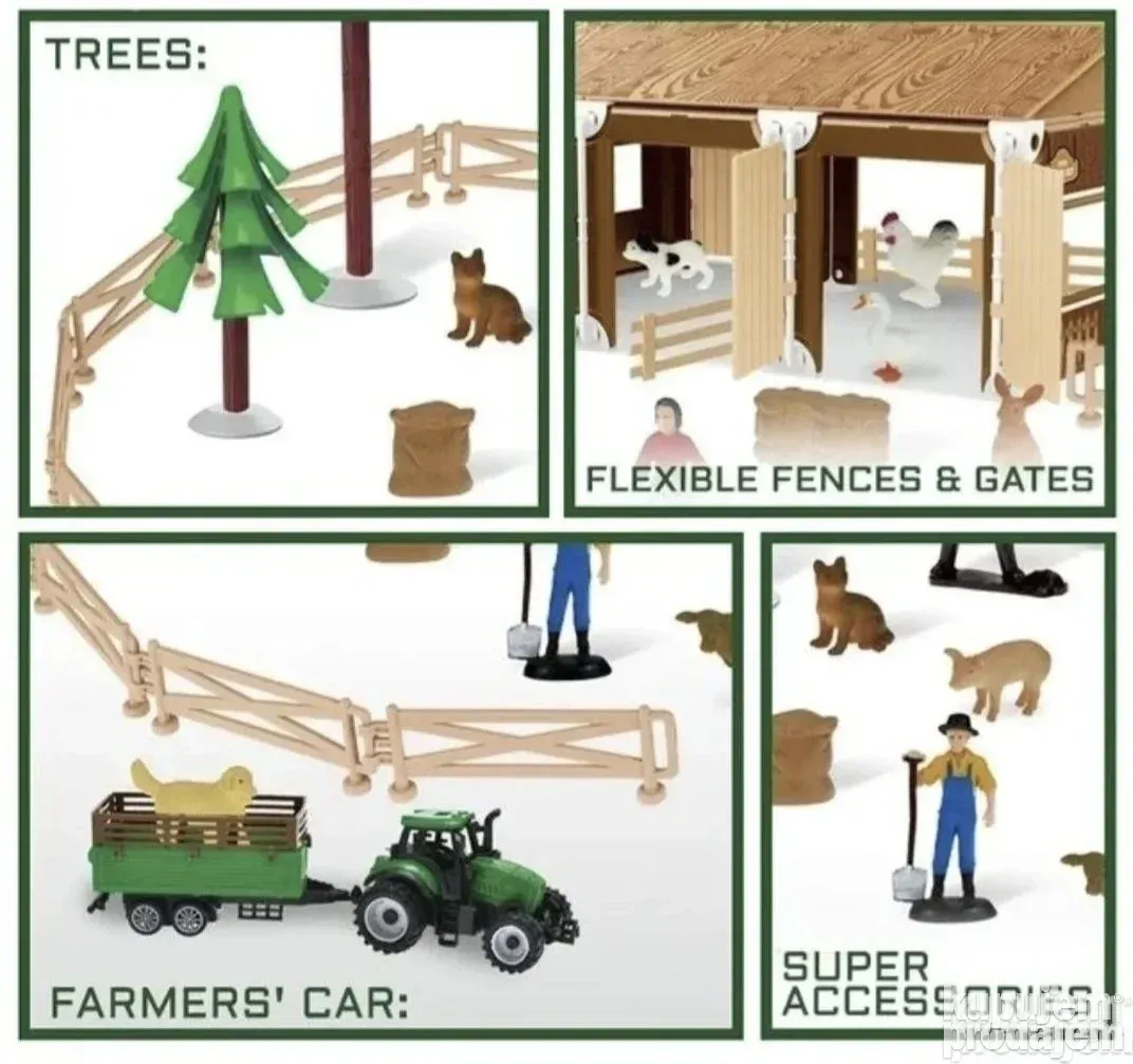 Farma za decu Set životinja Farma igračka - Image 3