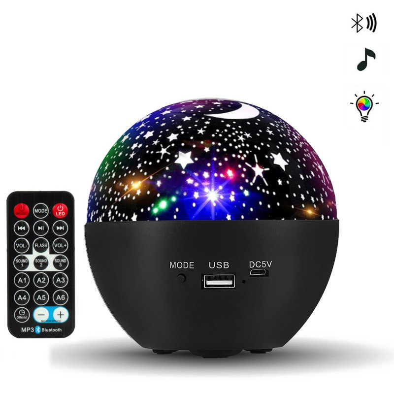 Mini magična Bluetooth kugla 3u1 zvezdano nebo projektor - Image 17