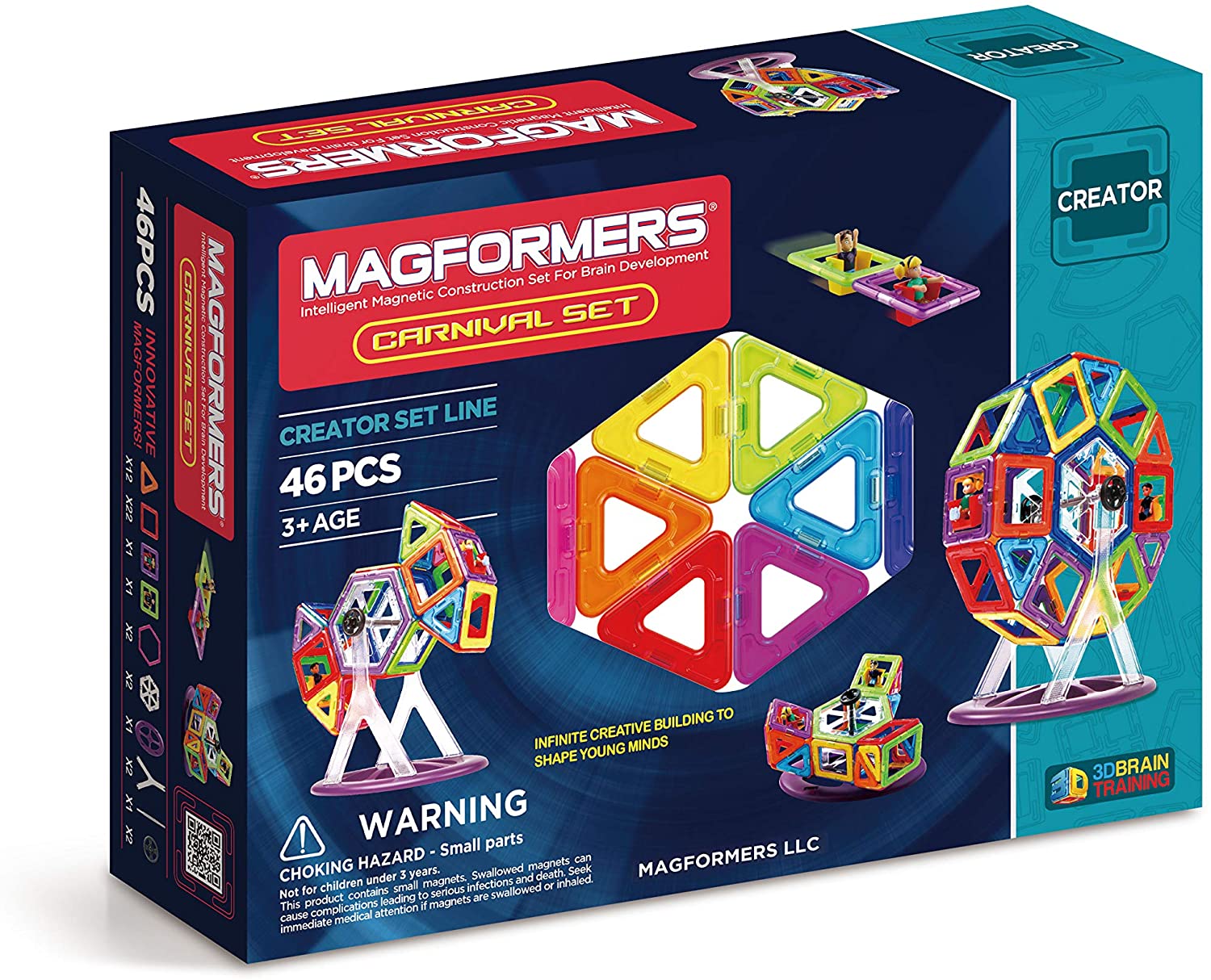 Magformers karneval – Gradjevinski edukativni SET od 46 delova - Image 4