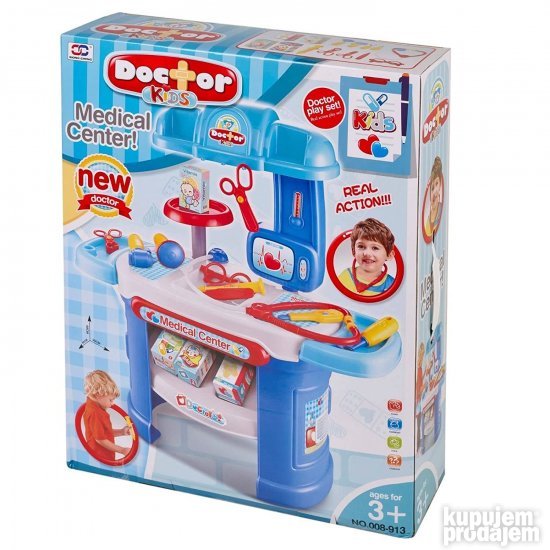 Doktorski set igračka Medicinski centar(novo)
