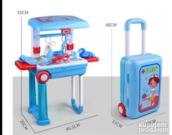Doktorski set igračka u koferu - Medicinski centar (novo)