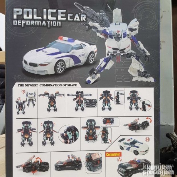 Robot transformers -POLICE CAR-igračka-igračka-igračka