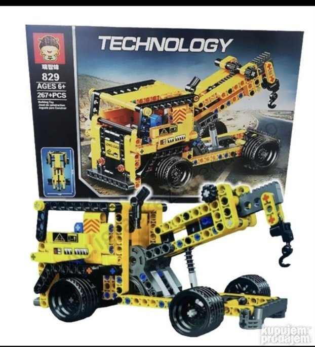 Kamion Kran kockice 267delova