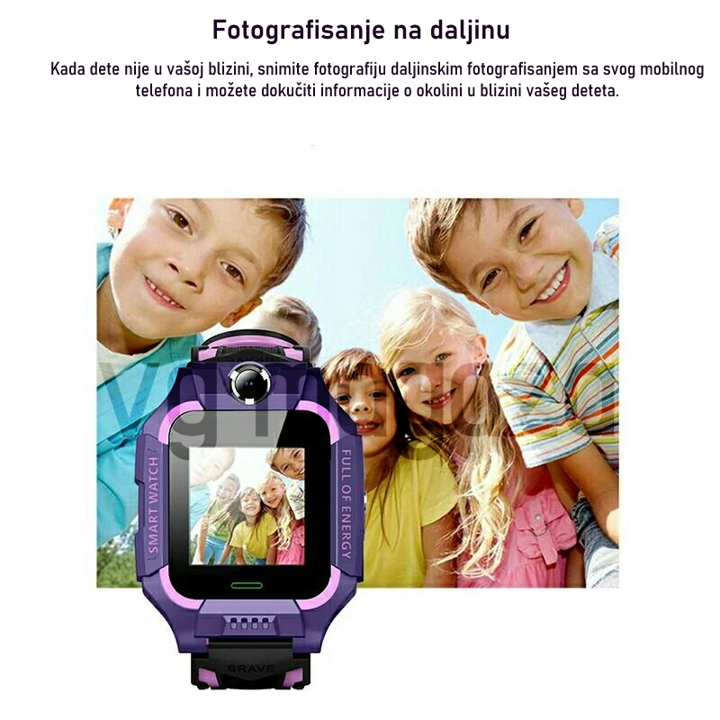 SATIĆ SMARTIĆ Dečiji Pametni Sat Z6 Vodootporan, GPS Lokator - Image 5