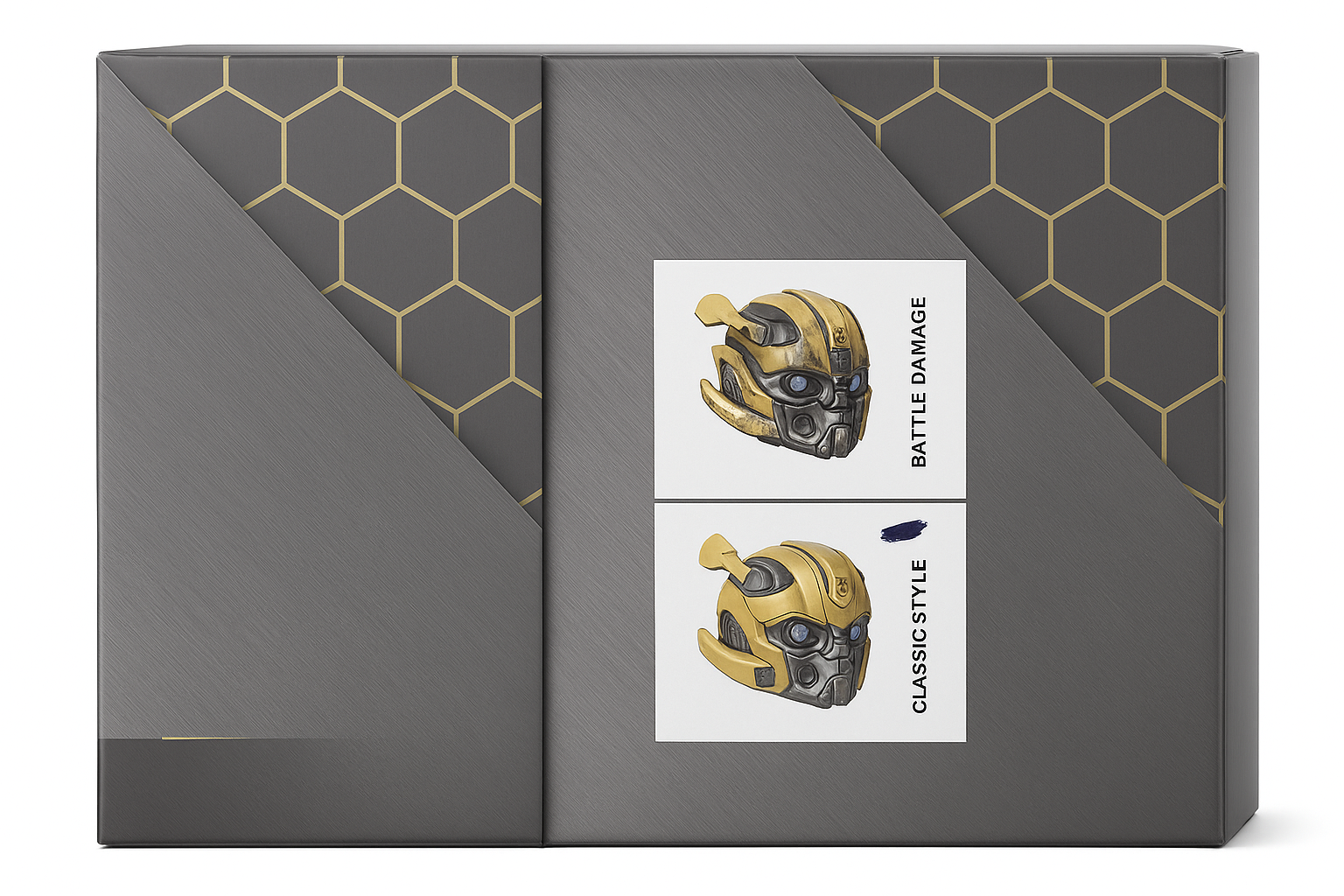 Bumblebee Transformers Kaciga - Klasicni i Battle Damage Stil sa LED Svetlima - Image 2
