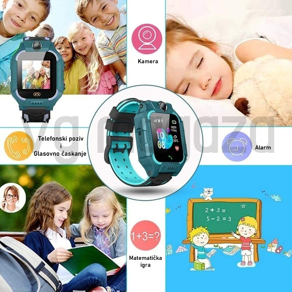 SATIĆ SMARTIĆ Dečiji Pametni Sat Z6 Vodootporan, GPS Lokator - Image 3