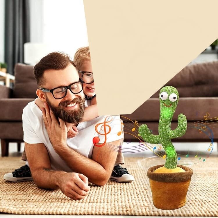 Veseli plišani kaktus koji peva, igra i svetli - Image 4